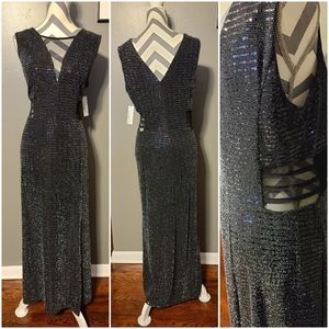 Black and silver formal
